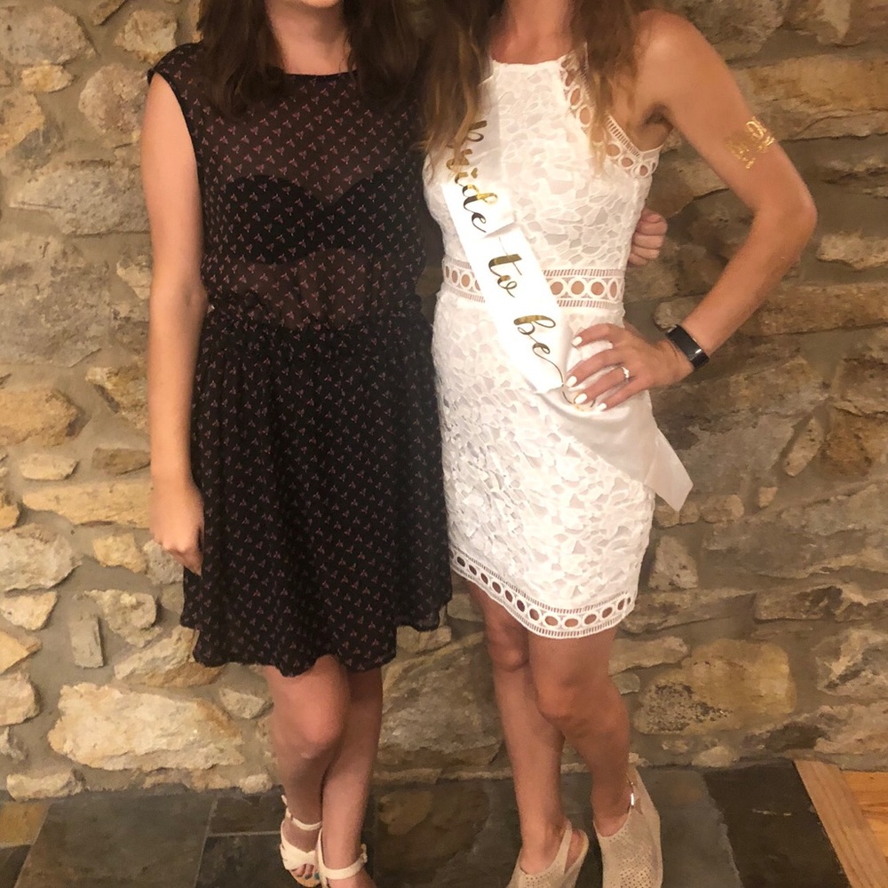 Lulu’s White Lace Mini Dress